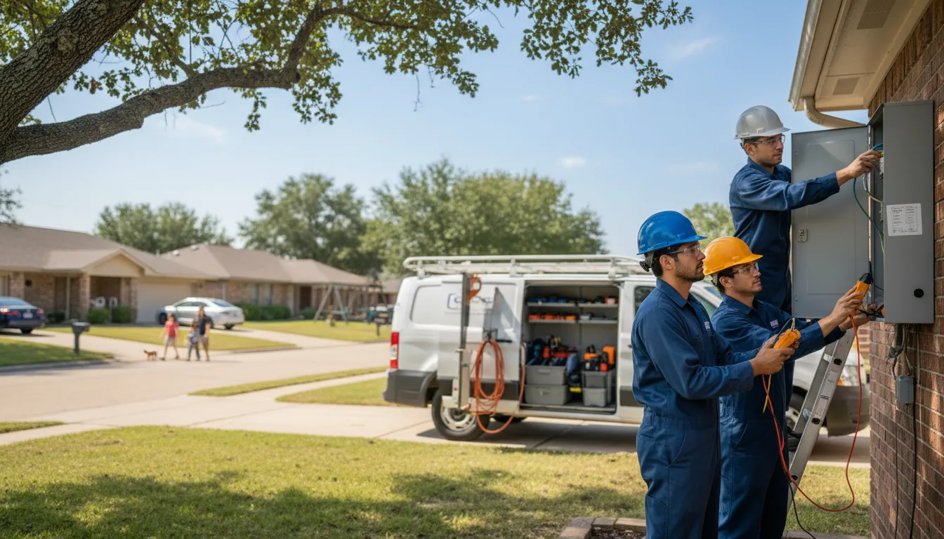 Certified electrician providing emergency electrical services in Roseville, IL